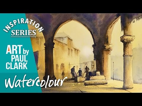 How to Paint a Venetian Market Scene in Watercolour - inspired by Edward Seago