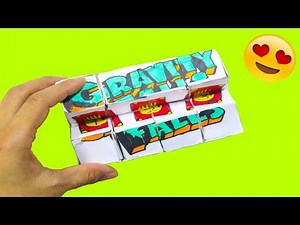 Gravity Falls Magic Cube Transformer DIY | How To Make Paper Magic Cube Transformer