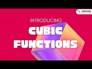 GCSE Maths - What Are Cubic Functions? #30