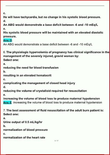 Atls 10Th Edition Post Test 4 Questions And Verified Answersupdate video