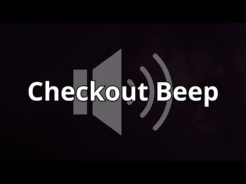 Supermarket Checkout Beep Sound Effect