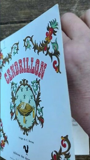 Vintage 1965 Cendrillon French Cinderella Little Golden Book #fairytale #storybook #vintagebooks