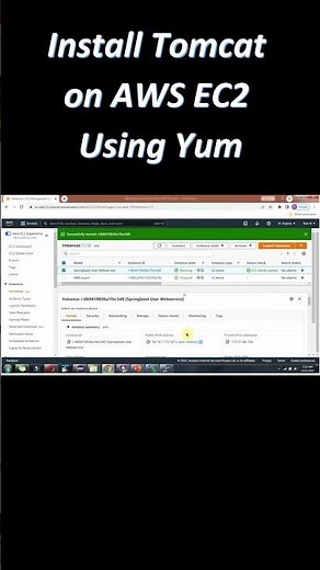 Install Tomcat on AWS EC2 Using Yum