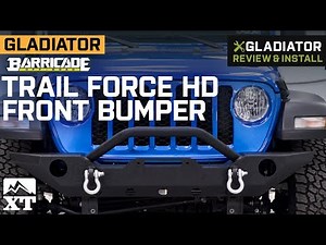 Jeep Gladiator JT Barricade Trail Force HD Front Bumper Review & Install