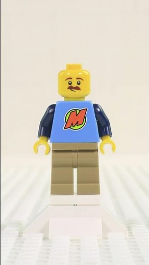 LEGO How To Build Mr Beast as a Minifigure! STOP MOTION #shorts | Billy Bricks