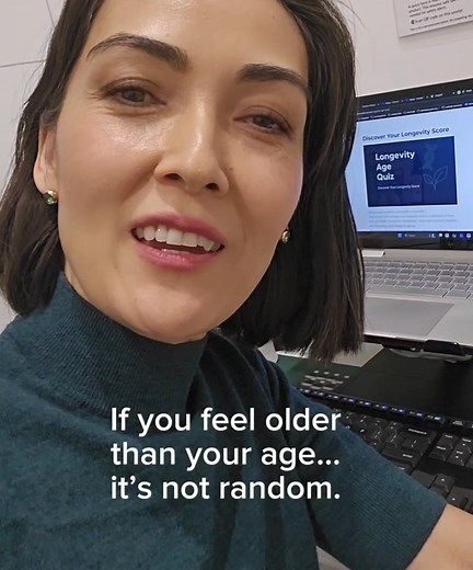 Ageing doesn’t start in the mirror. It begins in the nervous system long before it shows on your skin. If you’ve been feeling older than your age, it’s rarely “just ageing.” It’s the way your body has been adapting to stress, load, and unmet needs. The Longevity Age Quiz gives you personalised insights into what your biology is trying to tell you. Three minutes. No fluff. Meaningful clarity. | Elita Dabrowski