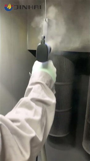 #Portable powder coating machine with mini powde hopper