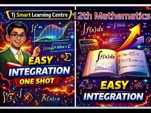 12th Maths Integration One Shot | All Important Formulas | TJ Smart Learning Centre #boardexam2026