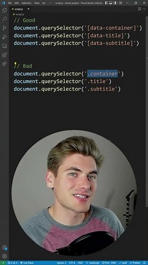 Stop Using Class Selectors In JavaScript