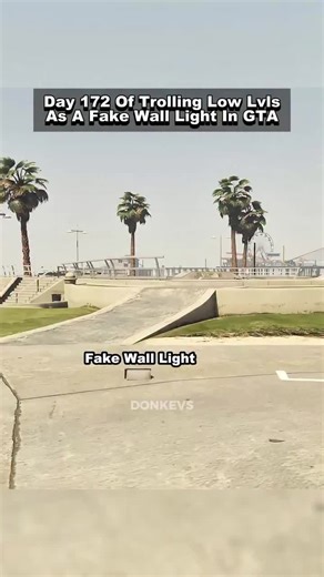 Day 172 of Trolling Low Lvls As Fake Wall Light in GTA
