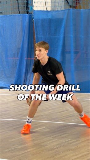Speed dribble → quick pickup → balanced shot #shooting #drills