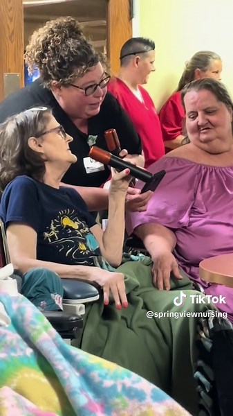 If you don’t think we have fun in our nursing facility, think again! 💖 These residents will steal your heart as you watch this video. 🥰 #springview #joyfulmoments #leitchfield #residents #ltc