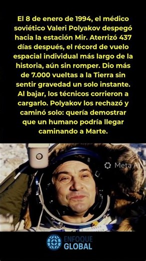 El cosmonauta con 437 días en órbita bajó caminando solo para demostrar algo 🚀 #Polyakov