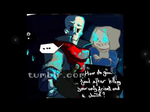 Papyrus And Sans Dustbelief Comic Dub Edit💔
