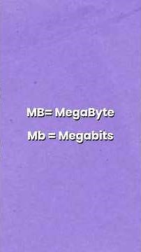 Do you know the difference between Mb and MB? Not knowing could cost you dearly.
