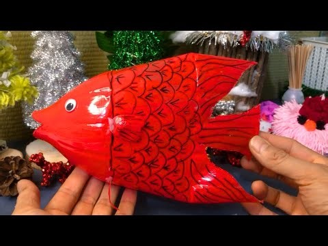 How to make a Fish from plastic bottle 🐡 Recycle plastic bottles Easy Crafts and Tips