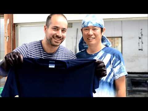 藍染め体験「職人×外国人」
