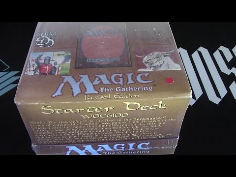 Revised Starter Deck opened 1 out of Sealed Starter Brick MTG Magic the Gatheirng