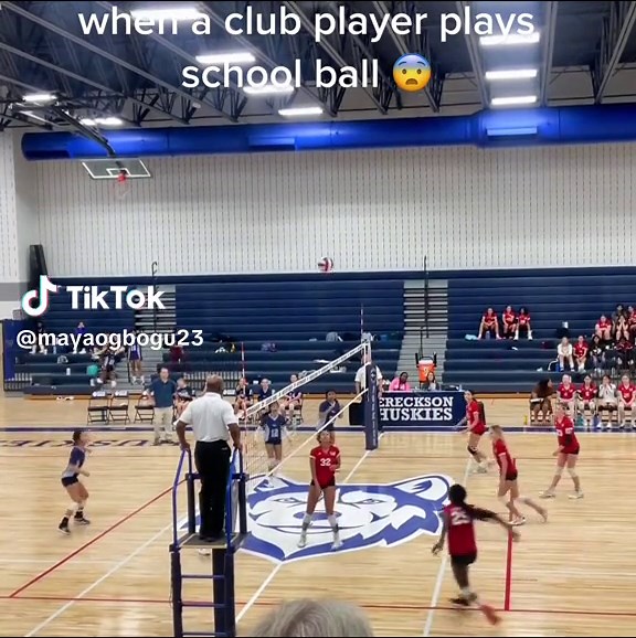 Club Ball vs School Ball 😧 #volleyball #volleyballgirls #reels #volleyballplayer