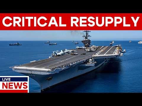 USS Theodore Roosevelt Ran Out of Fuel in the Red Sea - UNREP in a Storm Saved the Mission