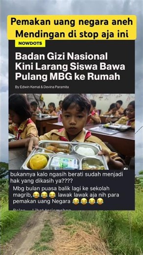 MBG tidak boleh di bawa pulang