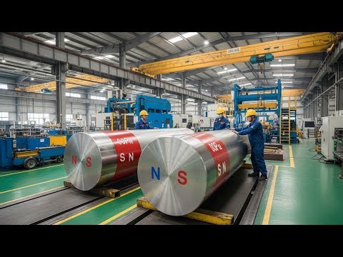 How Magnets Are Made from Mountain Minerals — Full Factory Process Explained