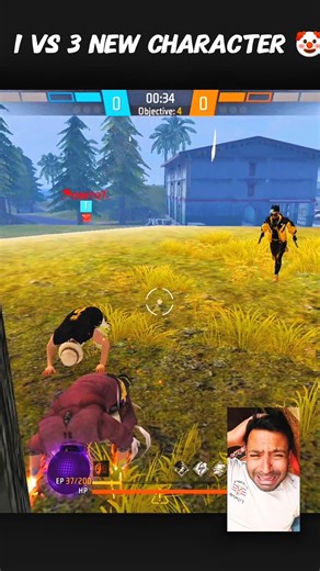 NEW CHARACTER 🤡 NE PURA MOOD KHARAB KAR DIYA 😅#short#freefirefunny #ff#freefire