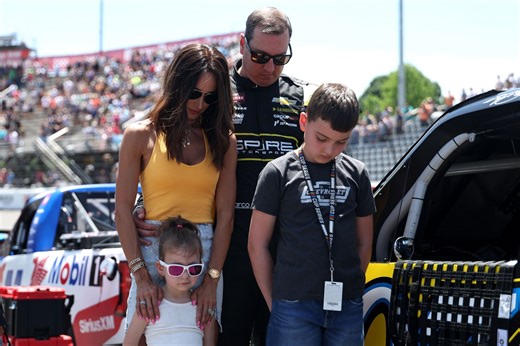 Kyle Busch breaks a sweat with a joint workout session with his kids Brexton and Lennix