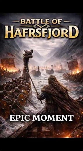 Battle of Hafrsfjord – The Most Epic Moment ⚔️