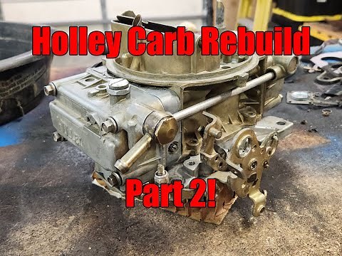 How to Rebuild A Holley Carb, part 2. Assembling the carburetor.