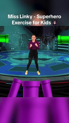 Superhero Exercise for Kids by Miss Linky