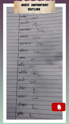 #Shorts | Hindi stenographer📝| #viral#hindi#stenograper#outline#viralshorts#shortsfeed#ssc#bssc#asi