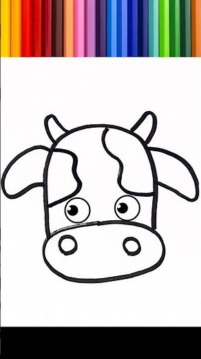🌈 Desenhar, pintar e colorir animais da fazenda para crianças.⭐#183