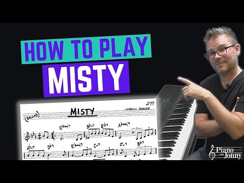 Play Misty on Piano: Beginners, start here!