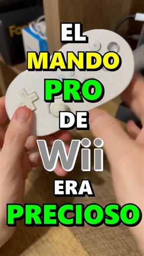 El mando PRO de Wii era precioso 😍 #NintendoWii #Shorts