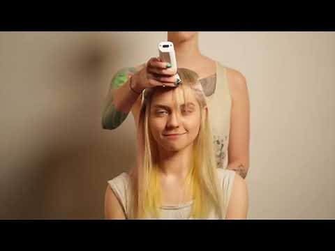 The Best Blonde Girl Headshave Ever!!