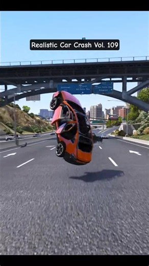 Epic Realistic Crash Vol.109 😱💥 | GTA 5 Shorts