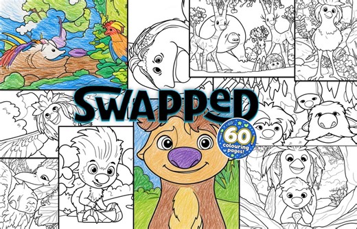 Swapped Movie Coloring Book, 60 Pages, Kids Activities, PDF (digital Download) - Etsy