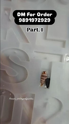 T Letter Resin Keychain | DIY Resin Keychain Tutorial | Customized Resin Art