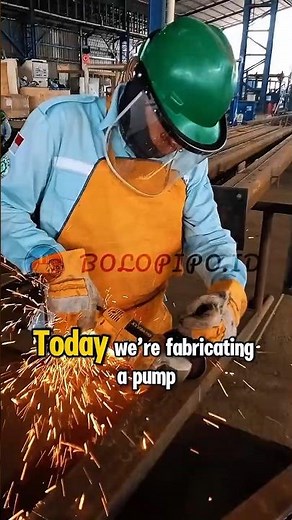 "Pump Skid Fabrication | Grinding, Fit-Up & Tack Welding" #bolopipo
