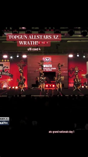 this routine they ate! 🥊🥊🥊 Tg allstars atc day 1 loving tg az this season #cheer #atcgrandnationals #foryou #topgunallstars #fyp