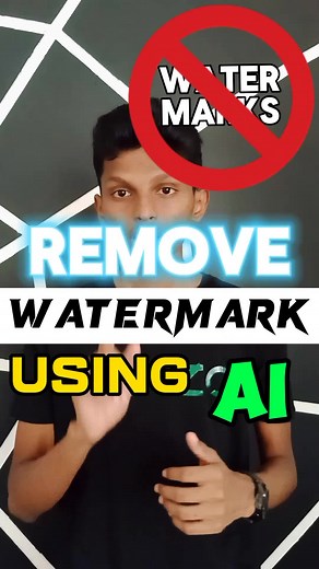 Let's remove watermarks using ai. This tool has a free plan. #ai #backgroundremover #aibackgroundfilter #imageediting #photos