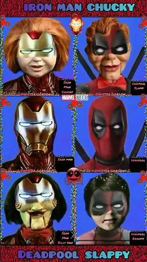 Iron Man Chucky Vs Deadpool Slappy/TikTok Bad Romance Challenge/Marvel Humor. #shorts YouTube