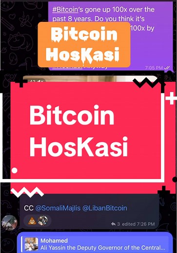 Ali Yassin the Deputy Governor of the Central Bank of Somalia talked about why Somalia government didn't invest in #Bitcoin or Cryptocurrency. Ilahay Aqonta hano kordiyo #Bitcoin #HosKasi Adi #Somali #whatisbitcoin #somalitiktok #somalibitcoin #somalicrypto #somalibtc