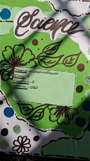 Cover page ideas for science and computer projects /Cover page ideas /#viralreels #art