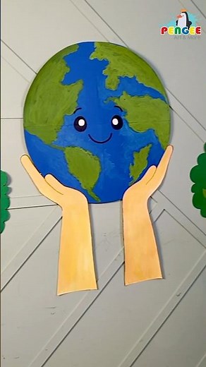 Earth Day Classroom Decoration Idea 🌍 | DIY School Decor 📚 | Easy & Creative Ideas ✨