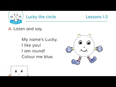 Class 2 English Unit 21: Lucky the circle (Book 2020)