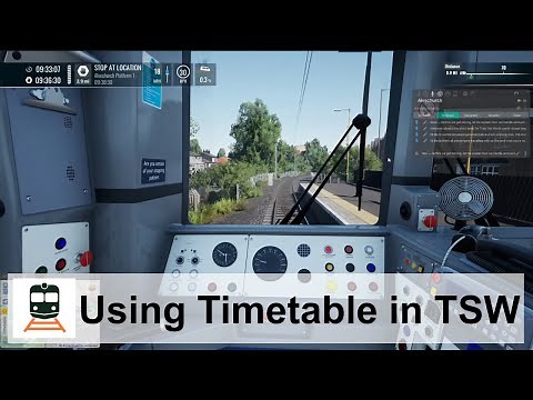 ThirdRails Demo: Using a Timetable in Train Sim World (with Announcements)
