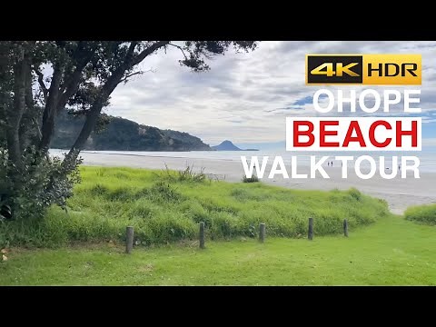 Ohope Beach Walk Tour New Zealand 4K HDR