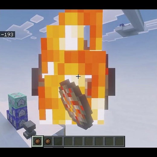 This Fireball Command Block is OVERPOWERED #minecraft #commandblock #shorts